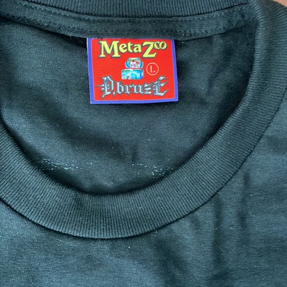 Metazoo Plus Collab Black Tee SzLG - Picture 3 of 6